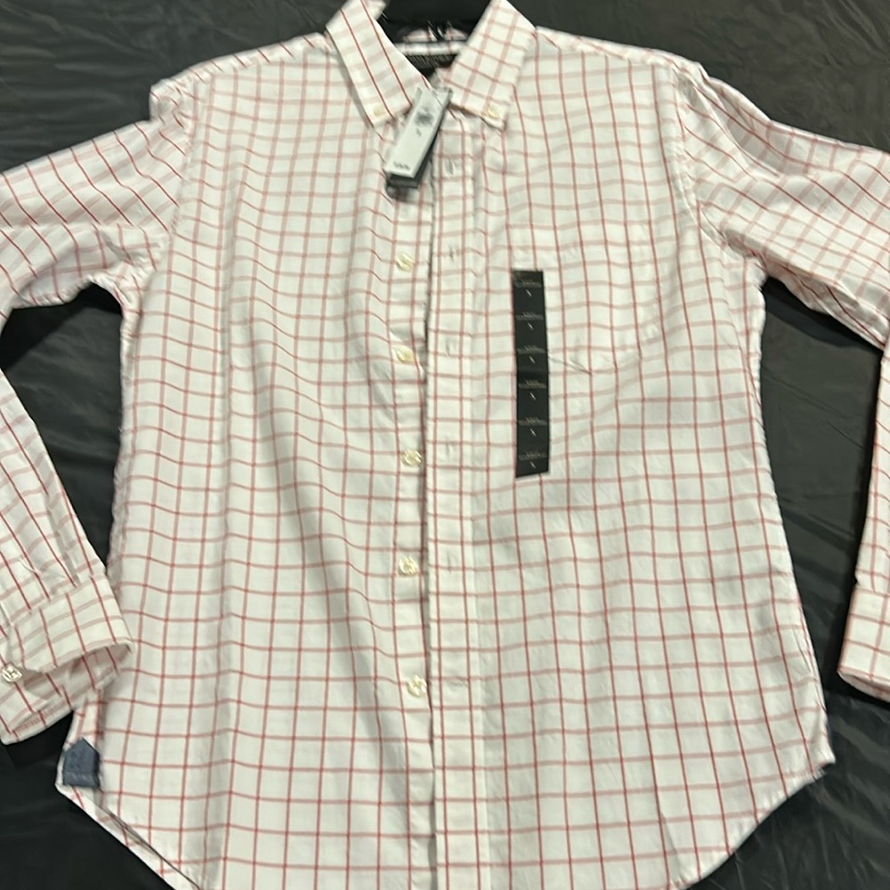 Banana Republic Men’s Slim-Fit Untucked Button Down Shirt